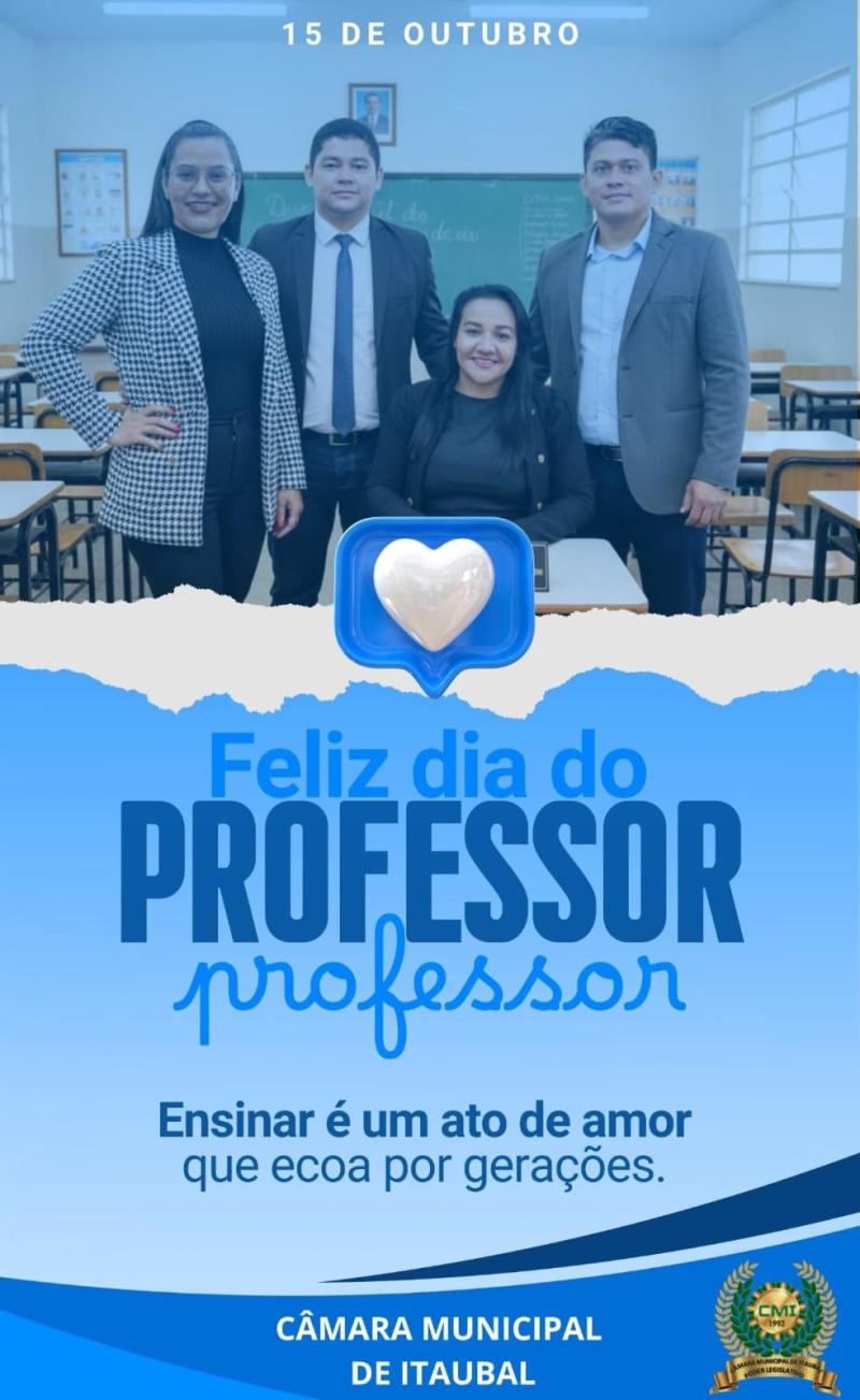 Feliz Dia do Professor